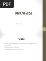 Lecture5 PHP Mysql