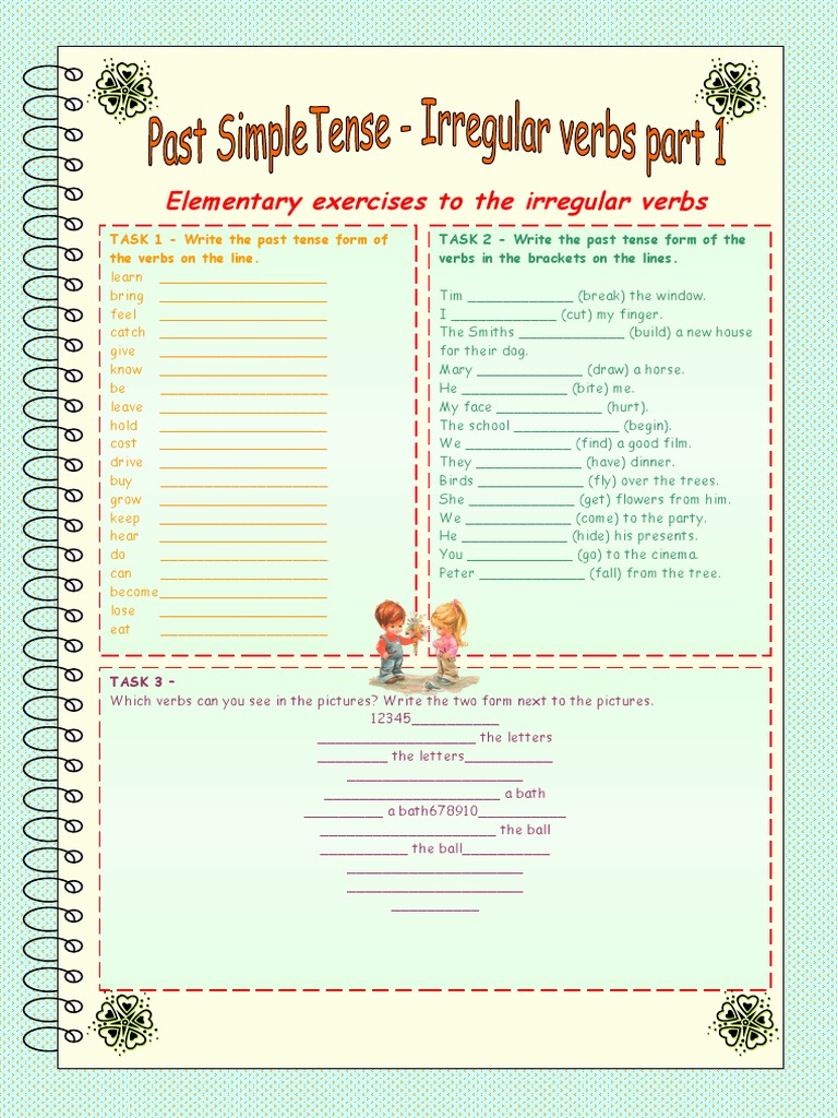 Homework Part 1 Pdf Verb Question