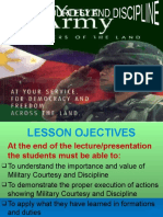 Military Courtesy Discipline