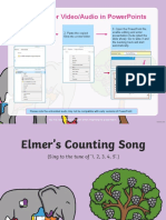 Elmers Counting Song