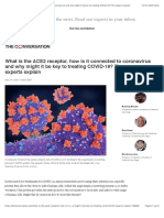 What Is The ACE2 Receptor How Is It Connected To Coronavirus and Why Might It Be Key To Treating COVID 19 The Experts Explain