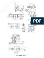 Plummer Block: Machine Drawing