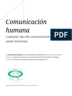 Comunicación Humana - Wikipedia, La Enciclopedia Libre