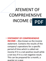 Statement of Comprehensive Income