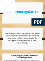 Thermoregulation & Pathways That Alter Homeostasis