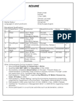 Résumé: Govt. of India in 2003