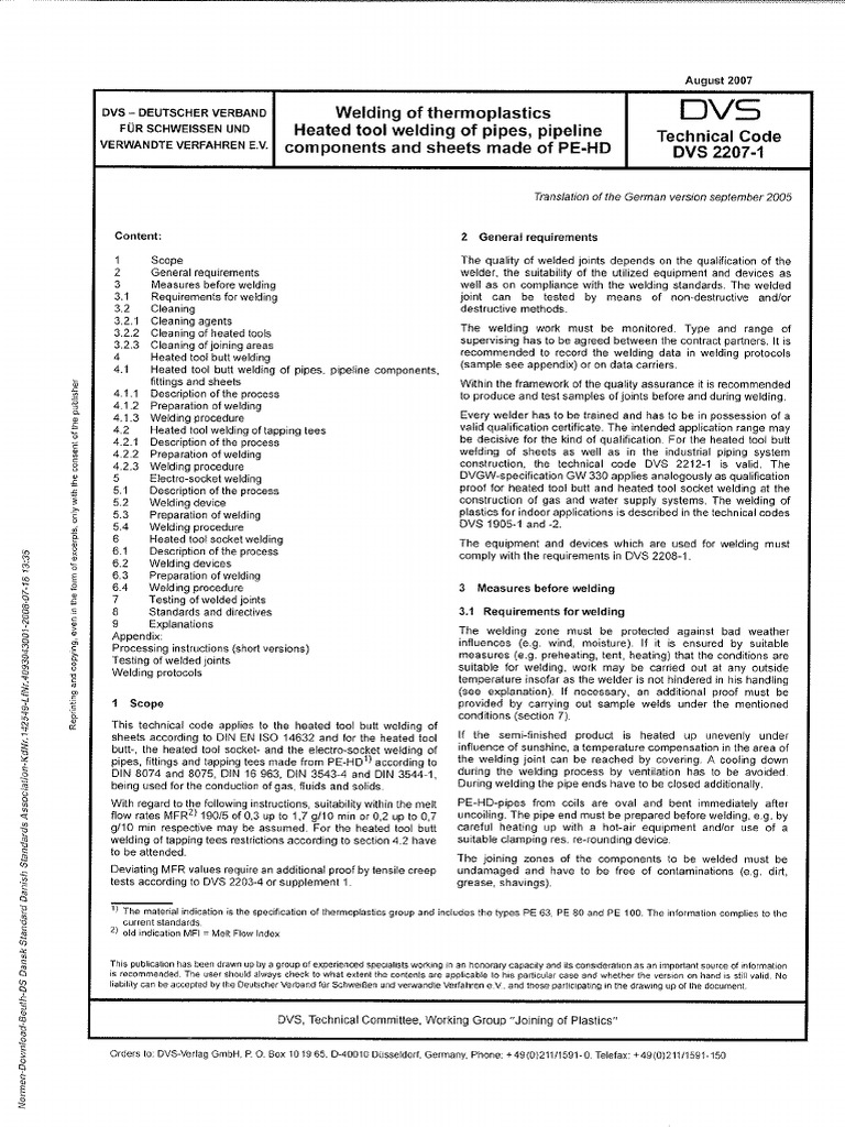 DVS 2207-1 | PDF
