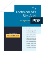 Technical SEO (And Beyond) Site Audit Checklist