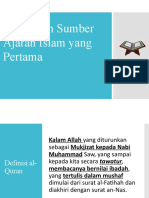 Sumber Ajaran Islam 1 (Ringkas)