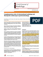 Complementary Roles of Interventional Radiology and Therapeutic Endoscopy in Gastroenterology