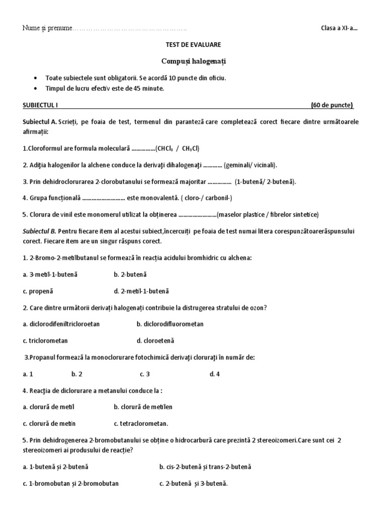 Test Comp Halog | PDF