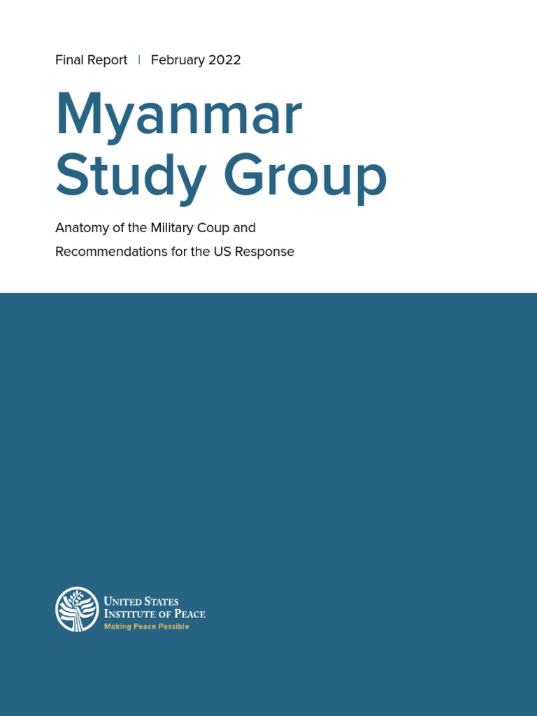 Myanmar Study Group Final Report | PDF | Myanmar | Government