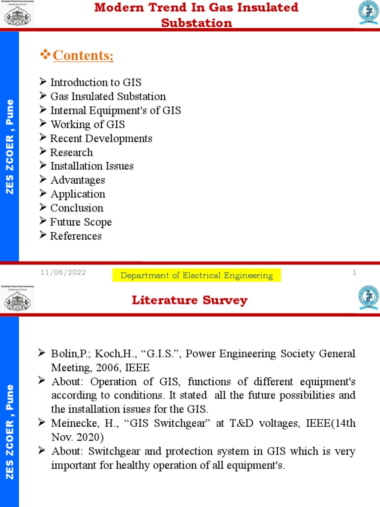 Gas Insulation Substation | PDF | Electrical Substation | Nature