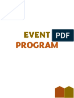 Event Program - Team-Guest