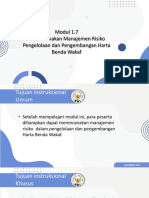 UK 1.7 Merencanakan Manajemen Risiko Pengelolaan Dan Pengembangan HBW