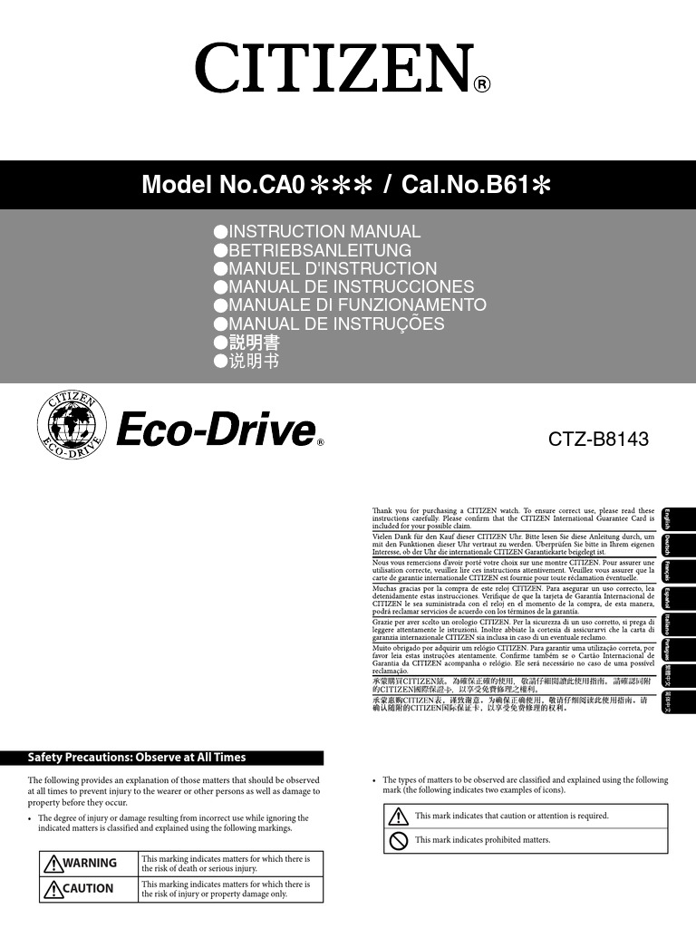How to Charge EcoDrive Watch and Troubleshoot Issues PDF