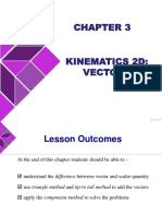 Chapter 3 - Kinematics 2D - Vector