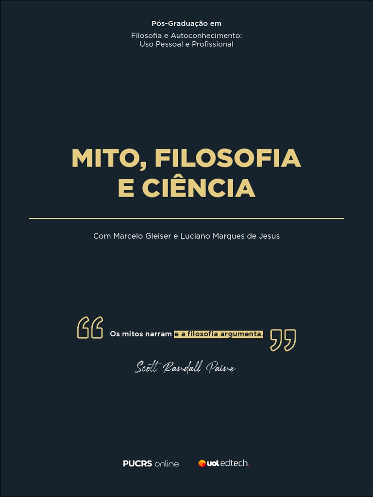 Mito, Filosofia e Ciencia - Livro PDF | PDF | Johannes Kepler | Science