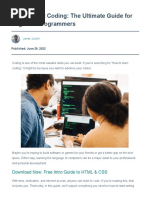 How to Start Coding_ The Ultimate Guide for Beginner Programmers