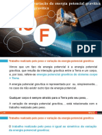 Trabalho Do Peso, Variação Da Energia Potencial Gravítica e Energia Potencial Gravítica