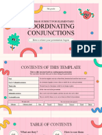 Grammar Subject For Elementary - 5th Grade - Coordinating Conjunctions by Slidesgo