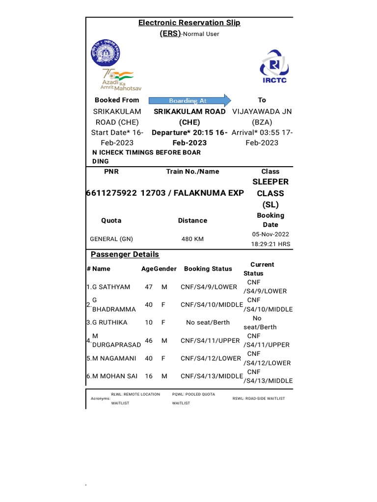 IRCTC Next Generation Eticketing System | PDF | Identity Document ...