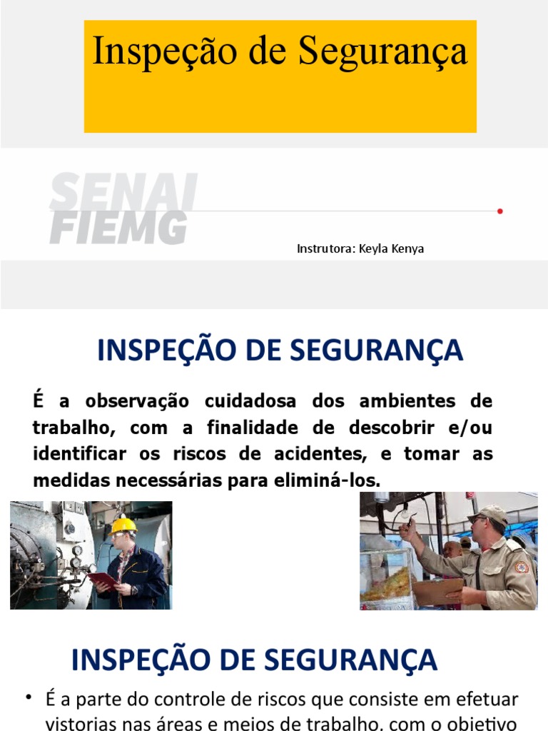 Tipos de Inspeções de Segurança do Trabalho | PDF | Engenharia