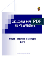 Cuidados pré-operatórios de enfermagem