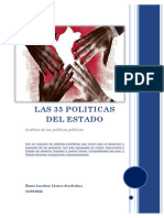 Informe de Las 35 Politicas Del Estado