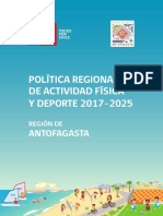 2. Política Regional de Actividad Física y Deporte Antofagasta