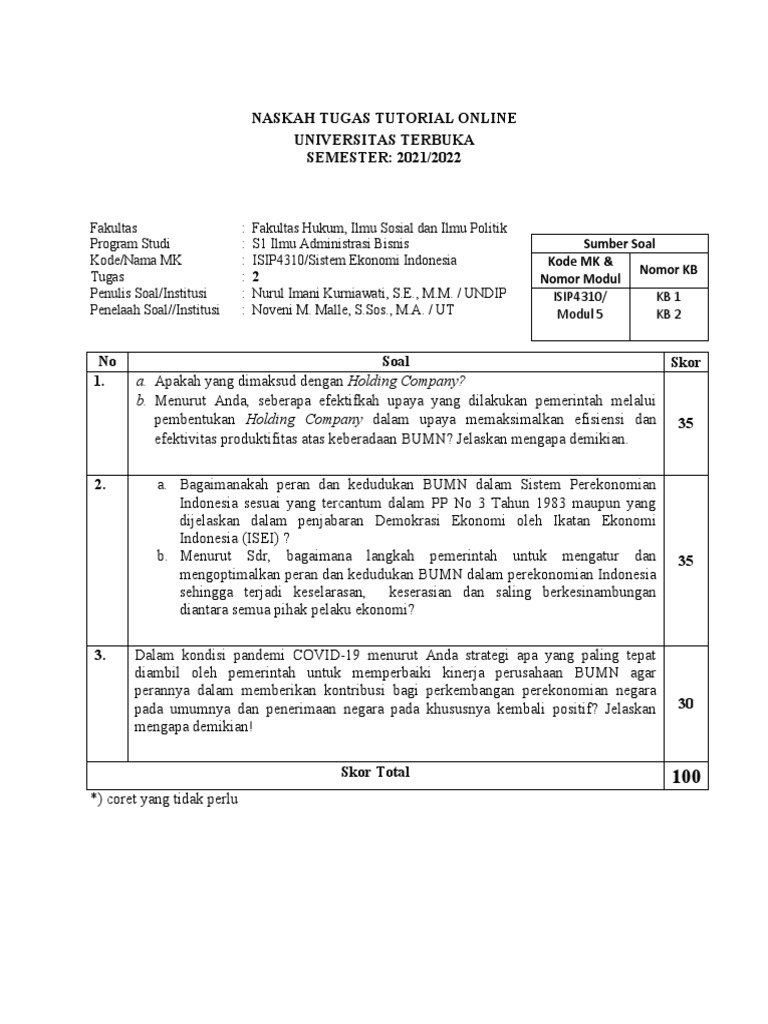 Naskah tugas tutorial online tugas 2 pdf