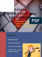 System Surveillance Using Keylogger