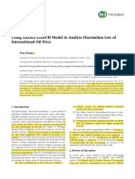 Using ARIMA-GARCH Model To Analyze Fluctuation Law of Price Oil