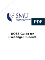 BOSS Guide For Exchange Students