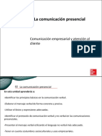 Comunicación Presencial en La Empresa