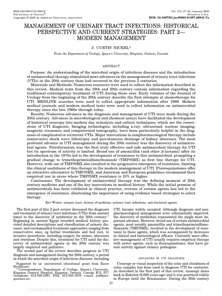 management-of-urinary-tract-infections-historical-perspective-and