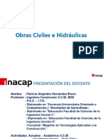 Obras Civiles e Hidraulicas Clase 23 Septiembre