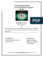 Property Law - FINAL DRAFT