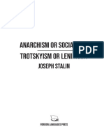 Anarchism or Socialism? & Trotskyism or Leninism? by Joseph Stalin