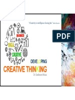 Developing Creative Thinking Workshop-Sm04282021
