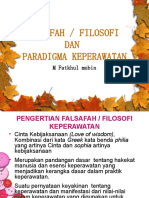 FILOSOFI DAN PARADIGMA KEPERAWATAN