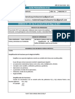 5MAT10C Guia - Pedagogica Matematicas 3°lapso 5año Prof. Nereida Chirinos Semana 3-4