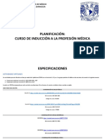 Planeación Curso de Inducción A La Profesión Médica