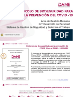 Presentación Protocolo de Bioseguridad DANE 2022