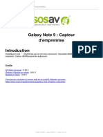 Galaxy Note 9: Capteur D'empreintes