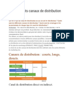 Les Différents Canaux de Distribution