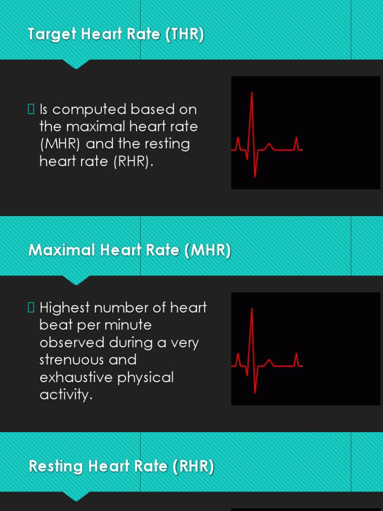 Target Heart Rate Formulas PDF