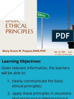 Basic Ethical Principles - PLP1