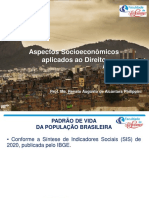 Padrão de vida Brasil e condições moradia