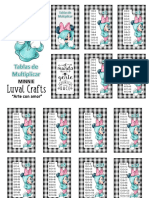Tablas de Multiplicar Minnie Mouse Luval Crafts 220731 210625